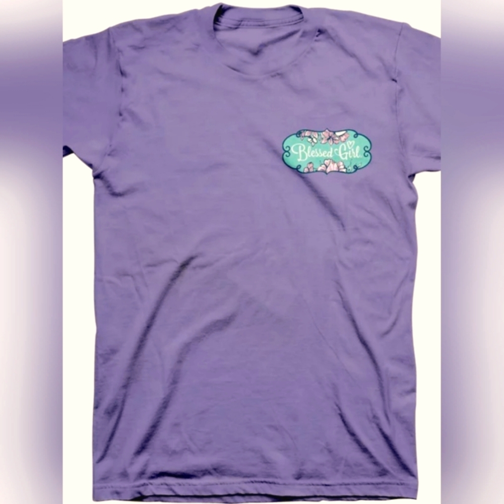 MED Blessed Girl Tee Shirt - Picture 2 of 4